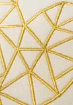 MARO HOME-poduszka dekoracyjna- geometric heart bialy-zoom