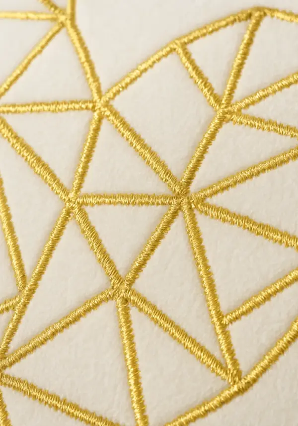 MARO HOME-poduszka dekoracyjna- geometric heart bialy-zoom