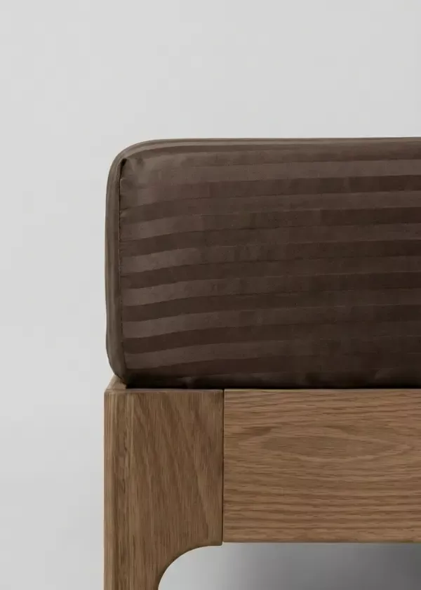 Prześcieradło adamaszkowe espresso z gumką