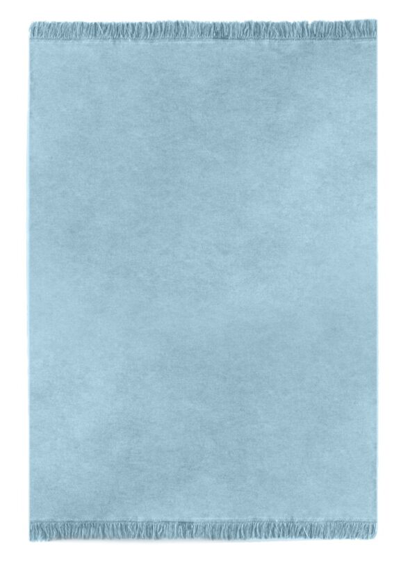 Koc bawełniany - baby blue - 150 x 200