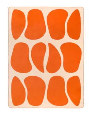 Koc bawełniany TERRA STONE Orange - 150 x 200