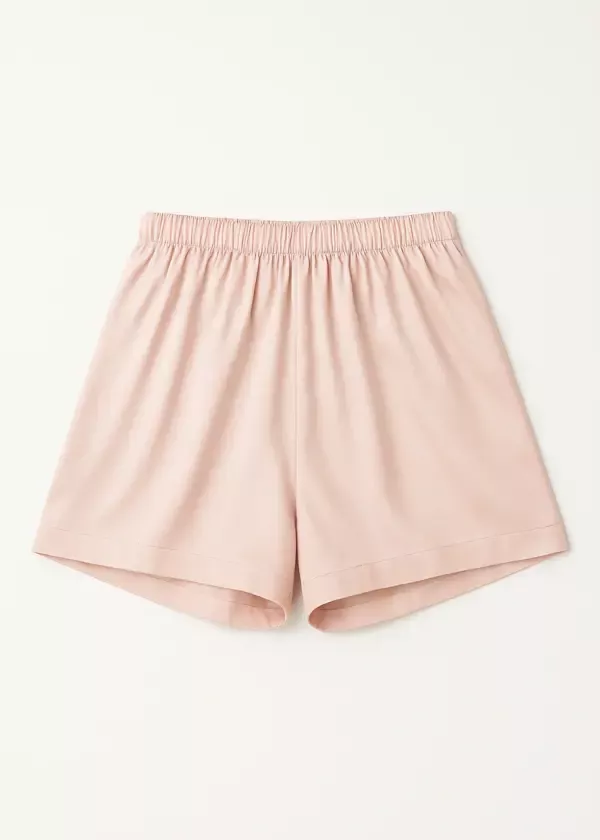 Piżama TENCEL™ LUNA pudrowy róż - spodenki