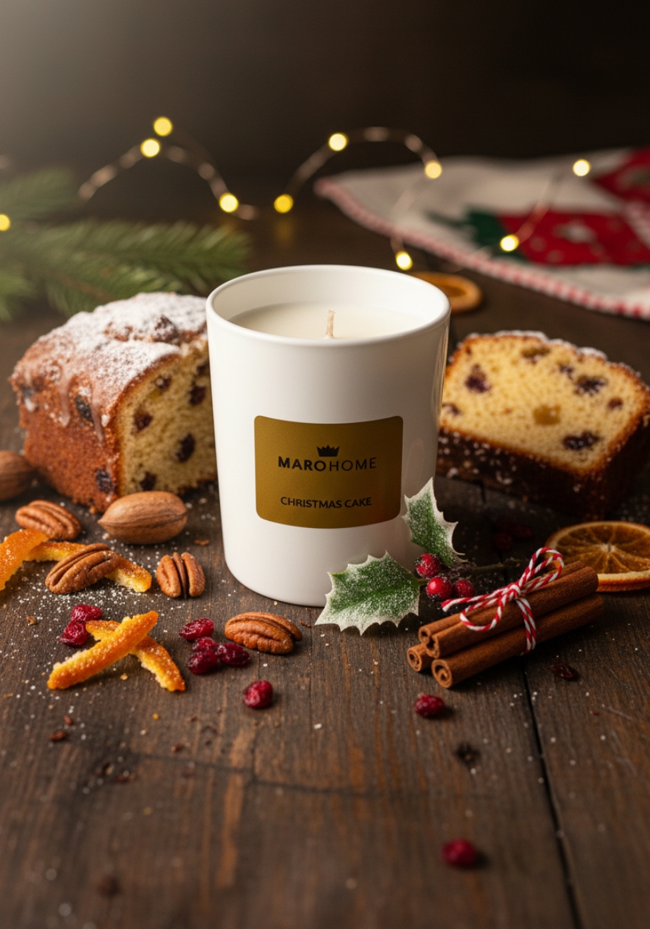 świeca sojowa christmas cake