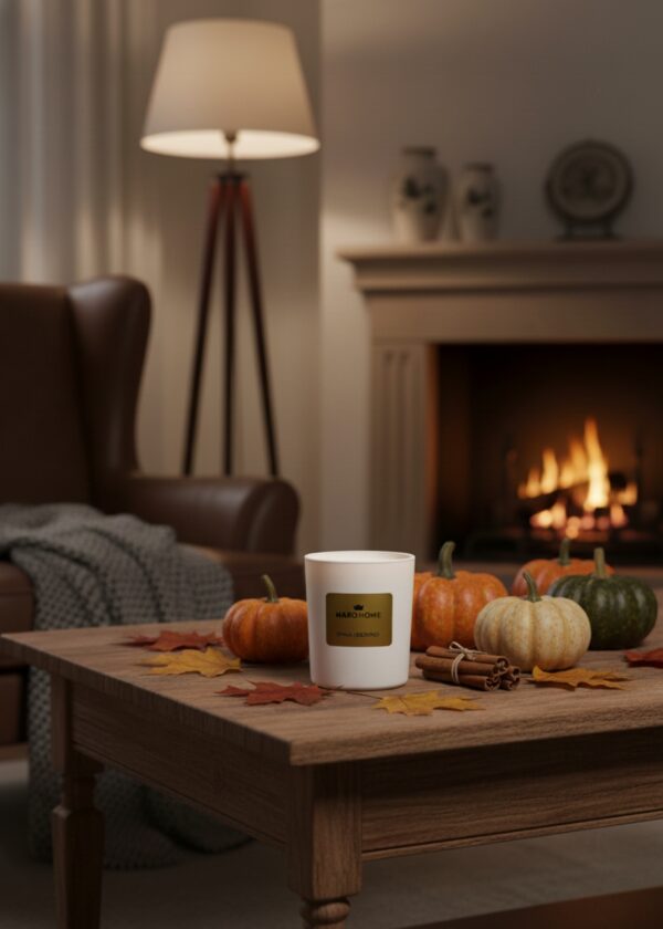 Świeca sojowa - Dynia i Drewno