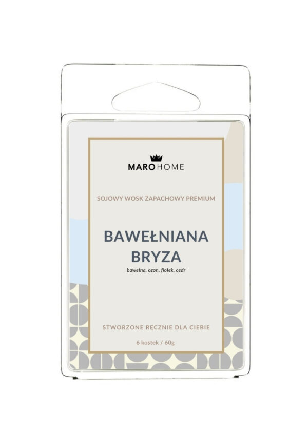 Wosk zapachowy premium - Bawełniana bryza