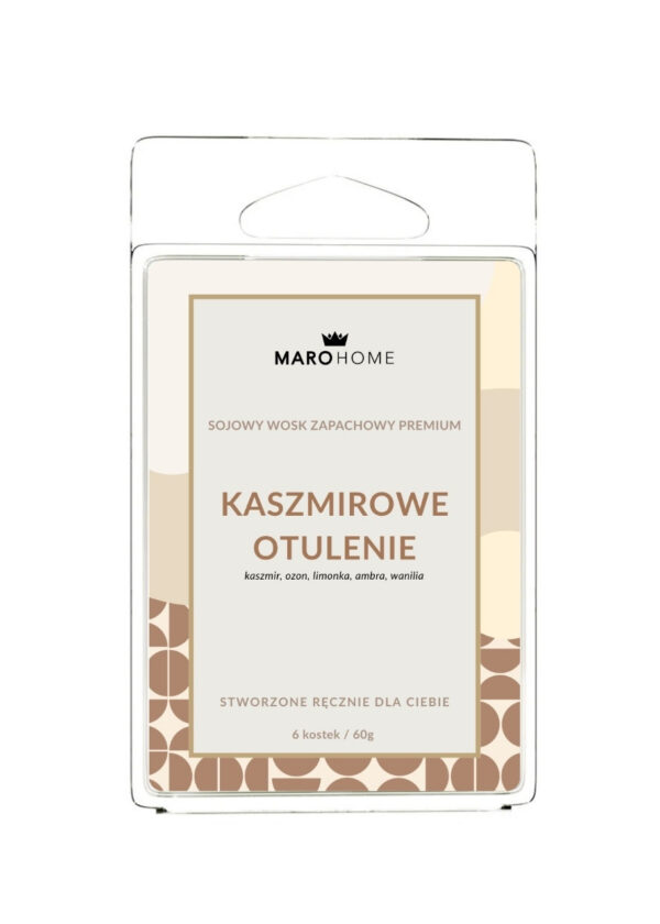 Wosk zapachowy premium - Kaszmirowe otulenie
