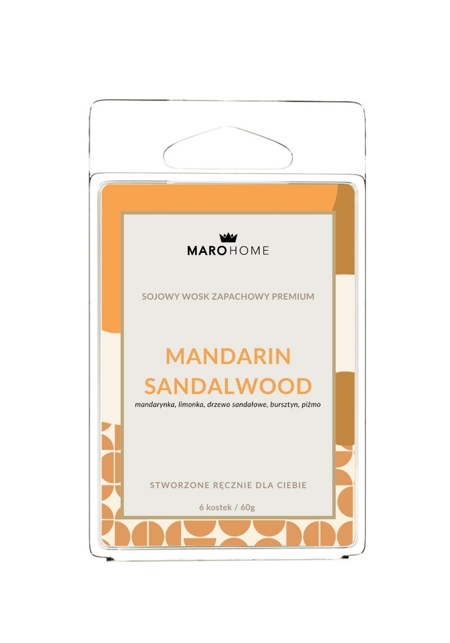 wosk zapachowy marohome mandarin sandalwood