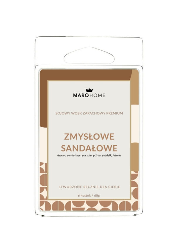 Wosk zapachowy premium - Zmysłowe sandałowe