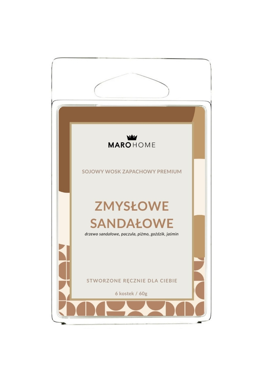 wosk zapachowy marohome zmyslowe sandalowe