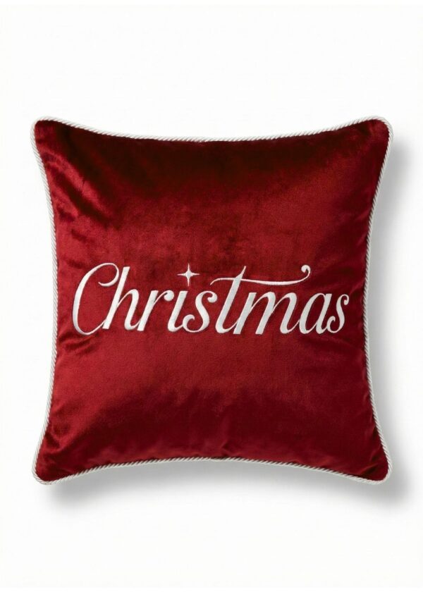 Poduszka VELVET bordo CHRISTMAS