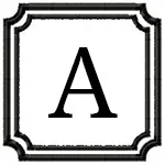 Monogram w ramce
