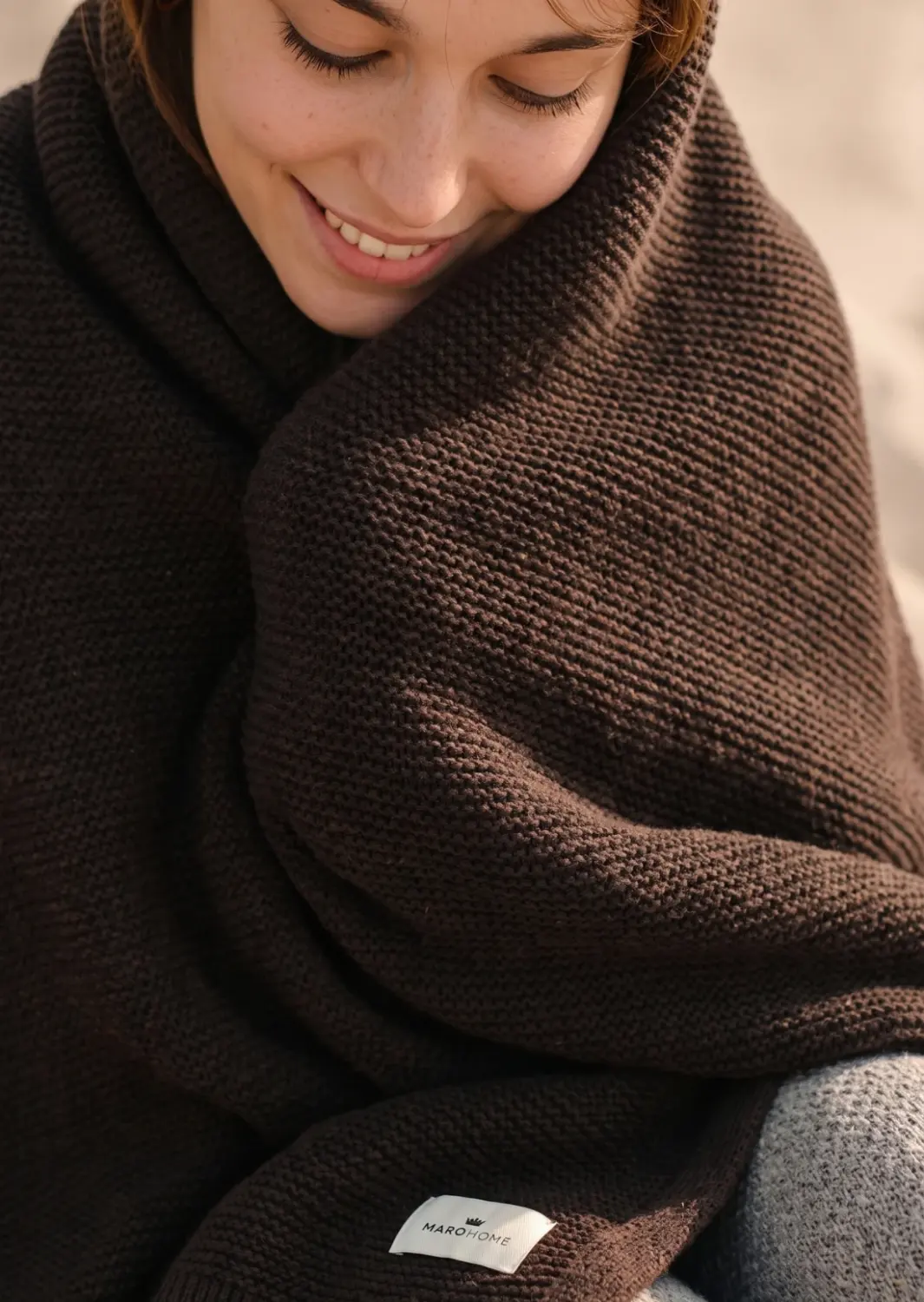 Pled Lusso Knit - Deep Walnut