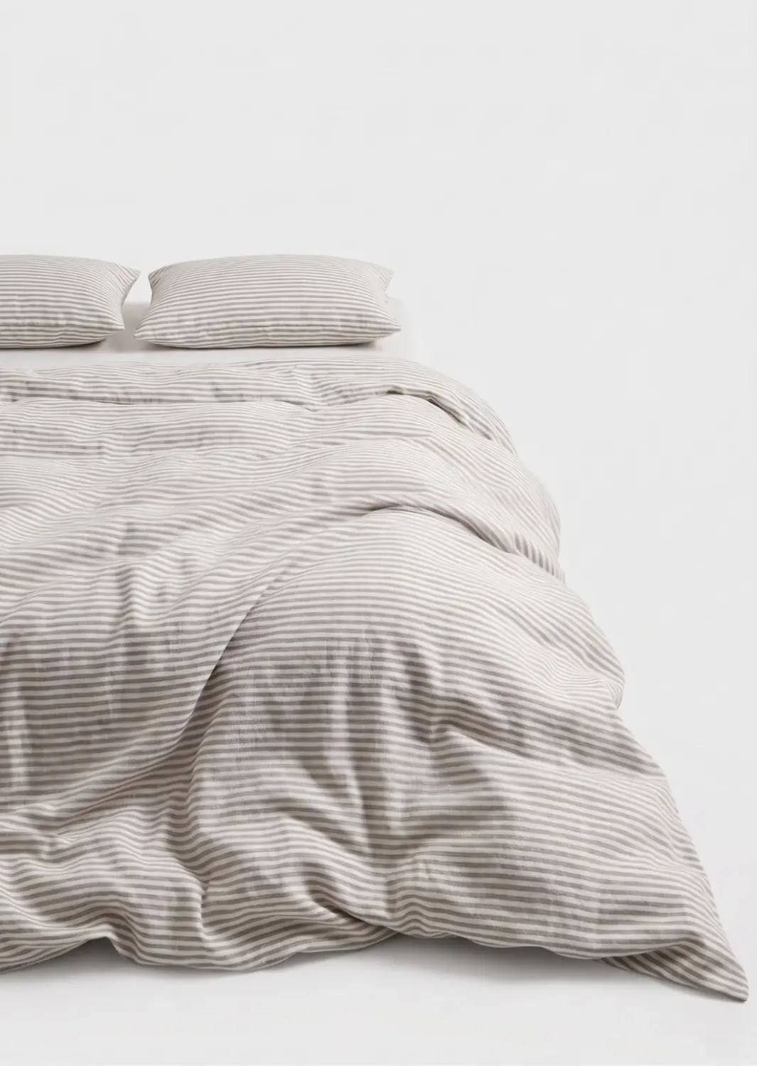 Pościel PERCALE TENCEL STRIPE - beżowy